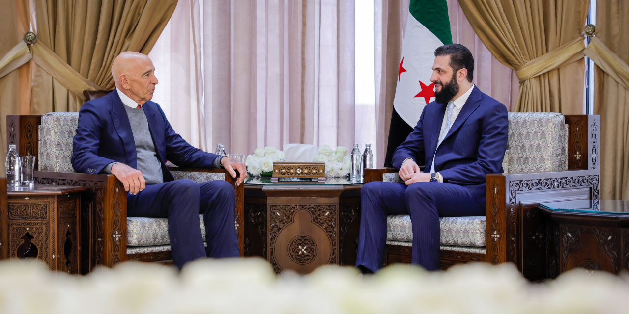 Şam hükümeti ve Tom Barrack görüşmesinden kareler 2